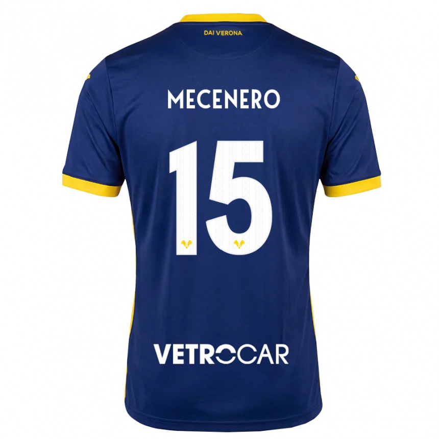 גברים כדורגל Giovanni Mecenero #15 כחול מלכותי צהוב לבן ג'רזי ביתית 2026/27