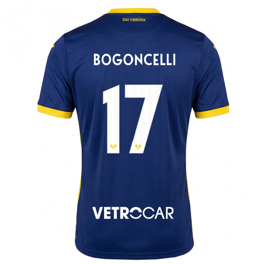 גברים כדורגל Pietro Bogoncelli #17 כחול מלכותי צהוב לבן ג'רזי ביתית 2026/27