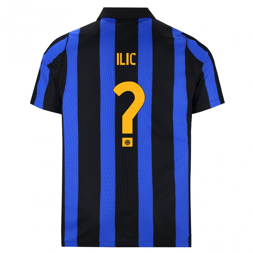 גברים כדורגל Novak Ilic #0 שחור כחול צהוב ג'רזי ביתית 2026/27