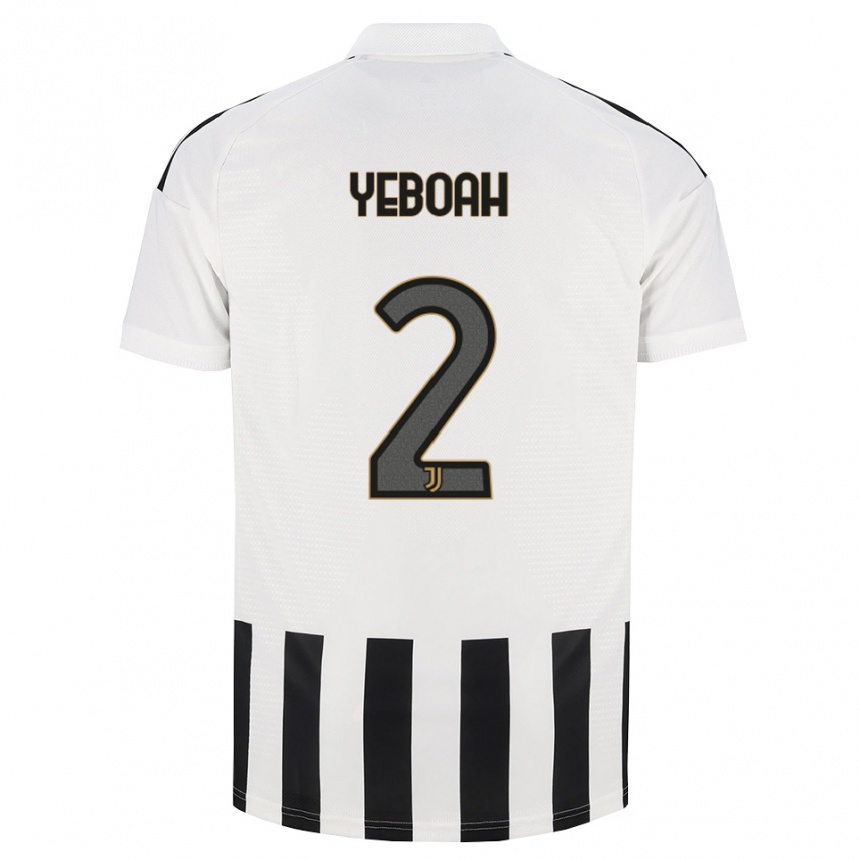 גברים כדורגל Christian Yeboah #2 שחור לבן חום ג'רזי ביתית 2026/27 גברים כדורגל Christian Yeboah #2 שחור לבן חום ג'רזי ביתית 2026/27