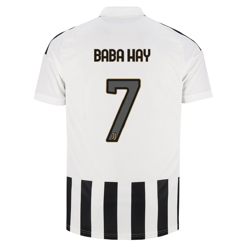 גברים כדורגל Amir Baba Hay #7 שחור לבן חום ג'רזי ביתית 2026/27