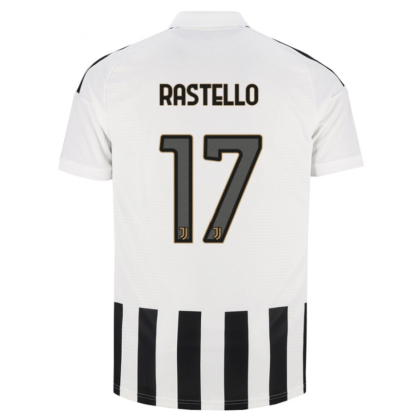 גברים כדורגל Edoardo Rastello #17 שחור לבן חום ג'רזי ביתית 2026/27