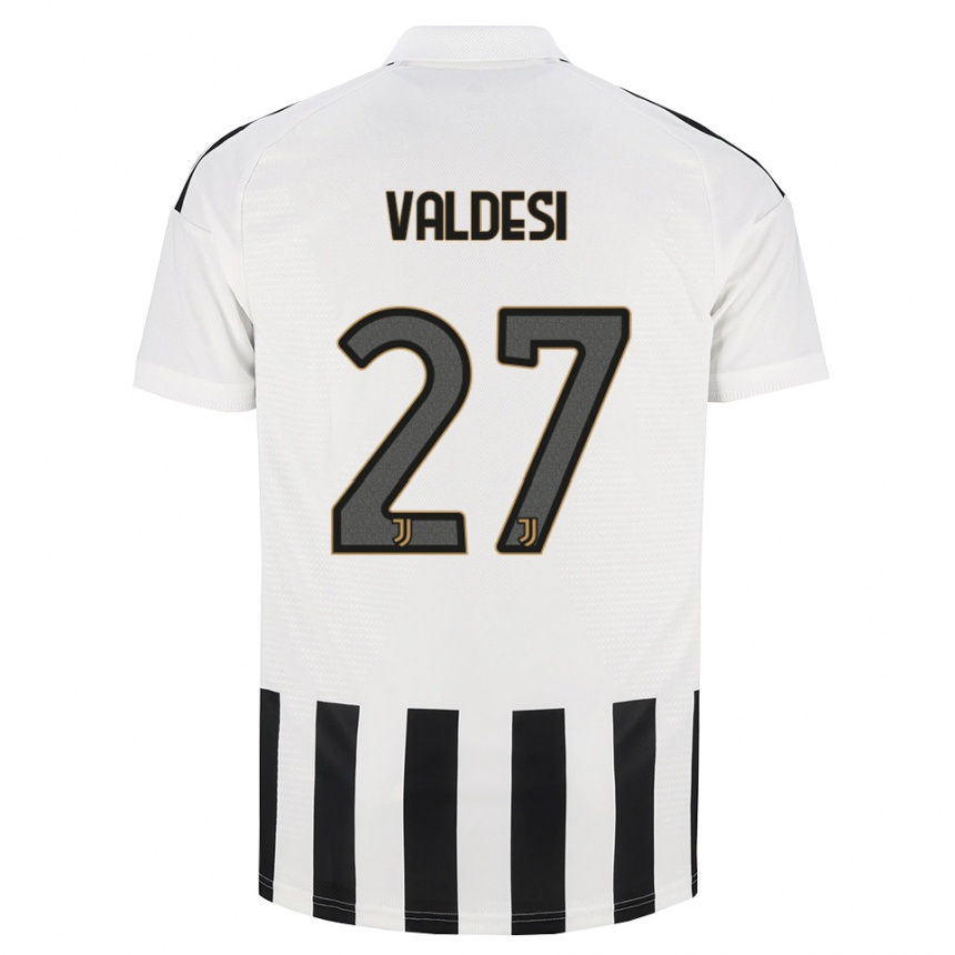 גברים כדורגל אנדריאה ולדסי #27 שחור לבן חום ג'רזי ביתית 2026/27
