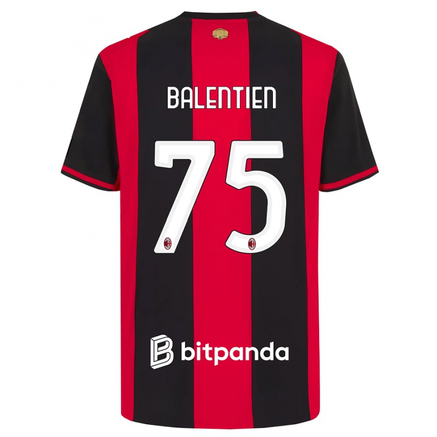 גברים כדורגל Cheveyo Balentien #75 אדום שחור לבן ג'רזי ביתית 2026/27