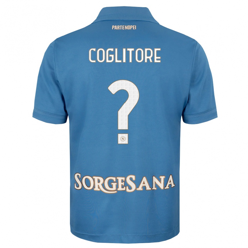 גברים כדורגל מתאו קוגליטור #0 כחול ערפיח לבן ג'רזי ביתית 2026/27