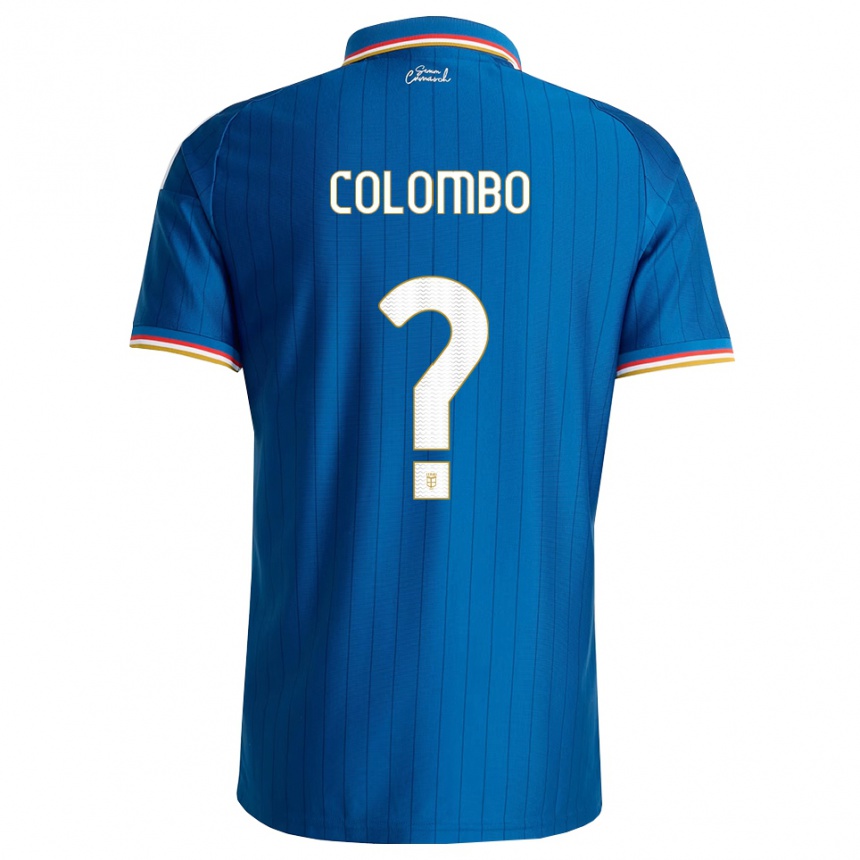 גברים כדורגל Federico Colombo #0 כחול לבן אדום ג'רזי ביתית 2026/27