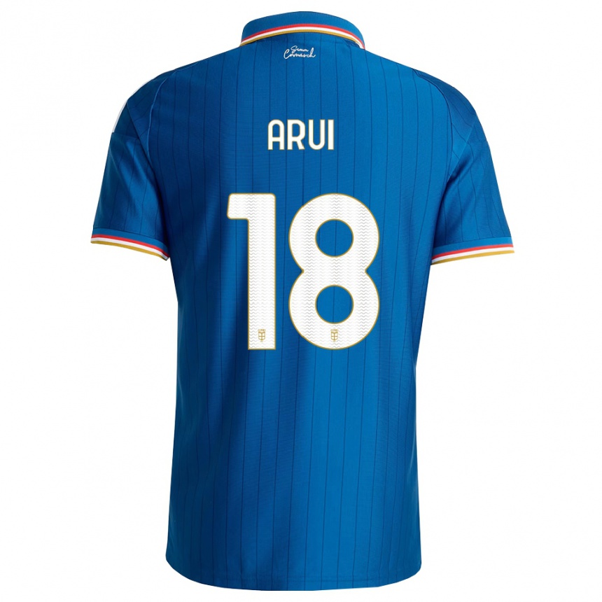גברים כדורגל Stefano Arui #18 כחול לבן אדום ג'רזי ביתית 2026/27