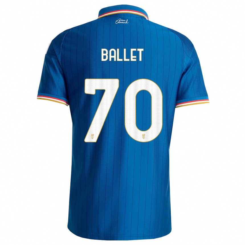 גברים כדורגל Samuel Ballet #70 כחול לבן אדום ג'רזי ביתית 2026/27 גברים כדורגל Samuel Ballet #70 כחול לבן אדום ג'רזי ביתית 2026/27