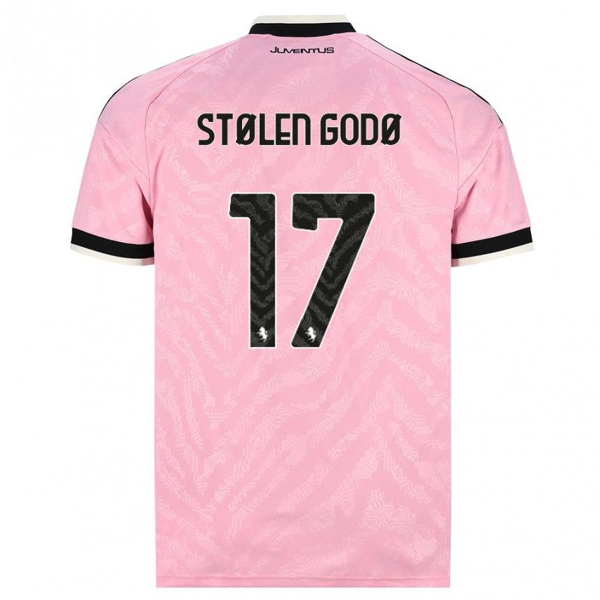 גברים כדורגל Emma Stølen Godø #17 ורוד שחור הרחק ג'רזי 2026/27 גברים כדורגל Emma Stølen Godø #17 ורוד שחור הרחק ג'רזי 2026/27