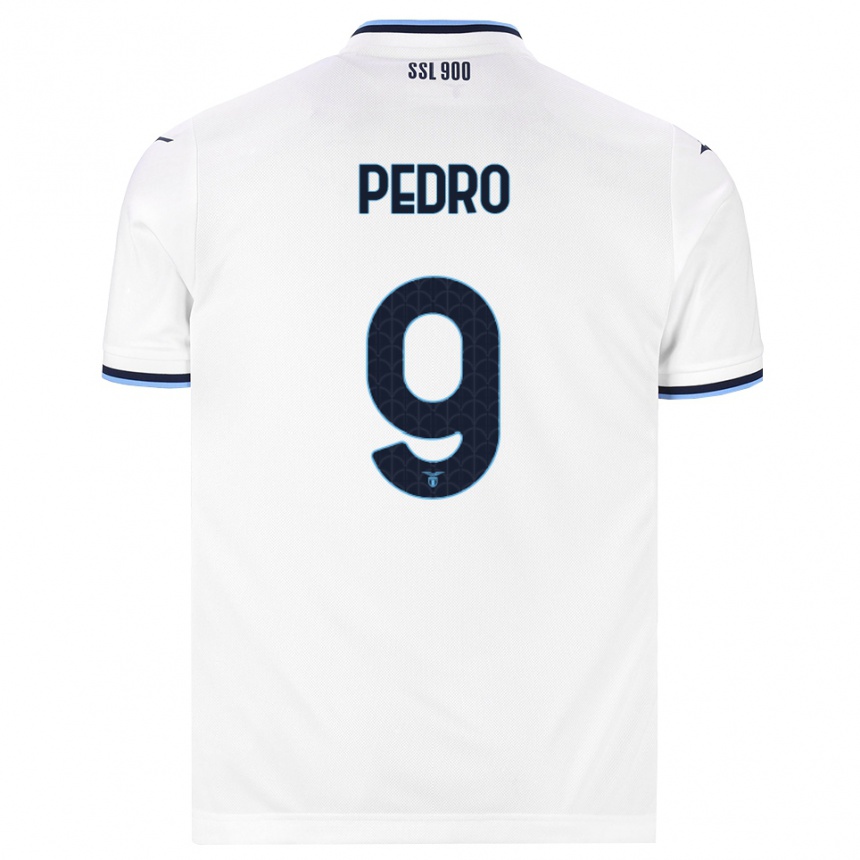 גברים כדורגל פדרו #9 לבן כחול כהה הרחק ג'רזי 2026/27 גברים כדורגל פדרו #9 לבן כחול כהה הרחק ג'רזי 2026/27