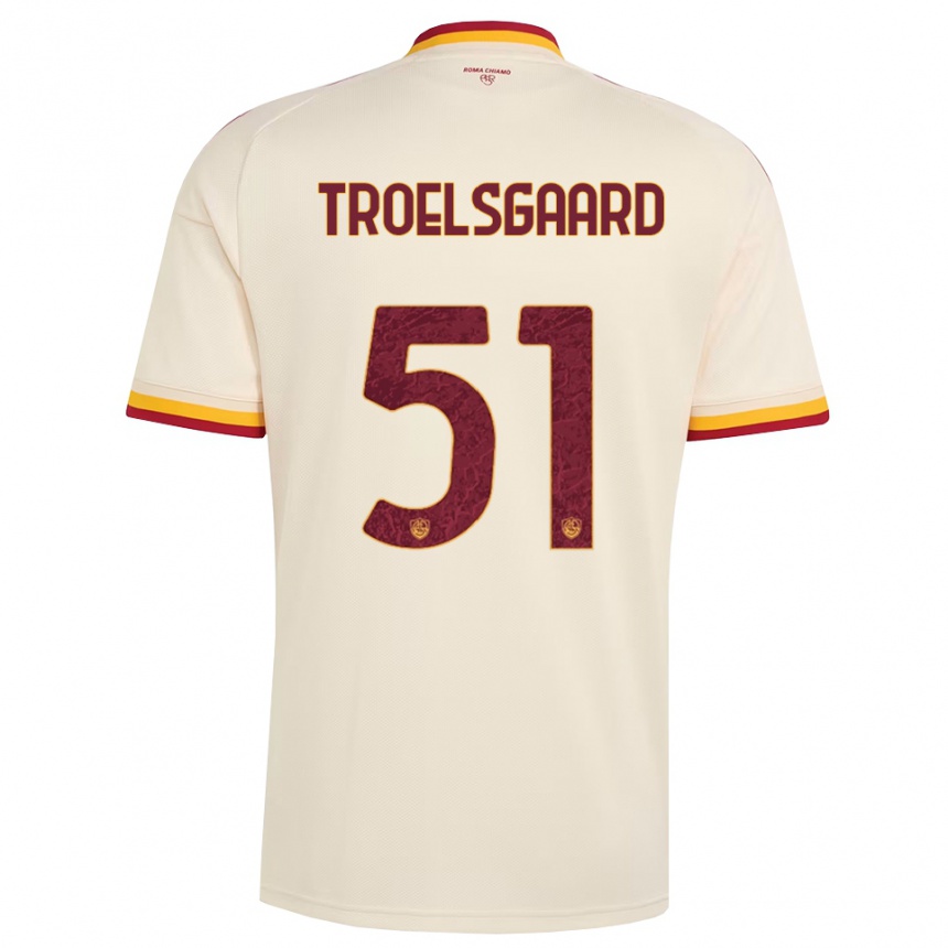 גברים כדורגל Sanne Troelsgaard #51 שמפניה אדום צהוב הרחק ג'רזי 2026/27 גברים כדורגל Sanne Troelsgaard #51 שמפניה אדום צהוב הרחק ג'רזי 2026/27