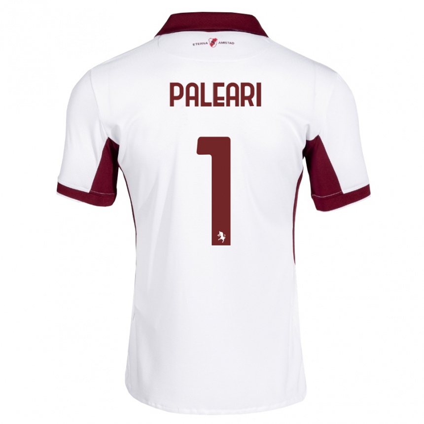 גברים כדורגל Alberto Paleari #1 בורדו לבן אדום הרחק ג'רזי 2026/27 גברים כדורגל Alberto Paleari #1 בורדו לבן אדום הרחק ג'רזי 2026/27