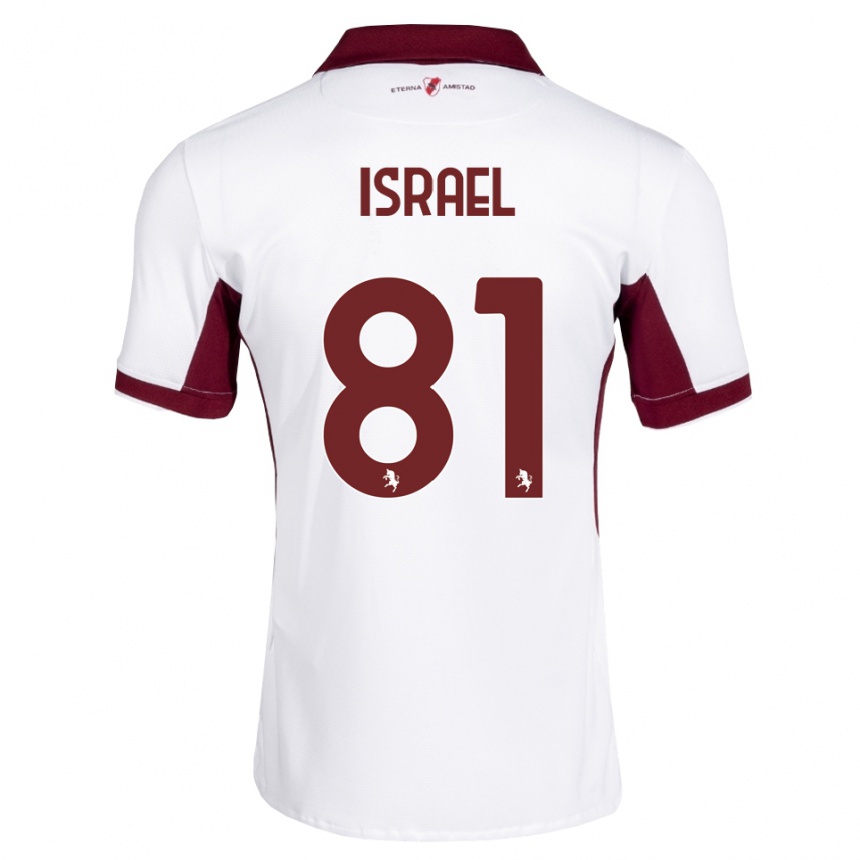 גברים כדורגל פרנקו ישראל #81 בורדו לבן אדום הרחק ג'רזי 2026/27