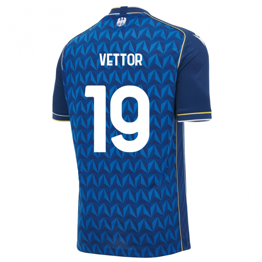 גברים כדורגל Marco Vettor #19 כחול מלכותי כחול הרחק ג'רזי 2026/27