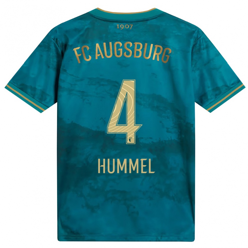 גברים כדורגל Niklas Hummel #4 ירוק חום הרחק ג'רזי 2026/27