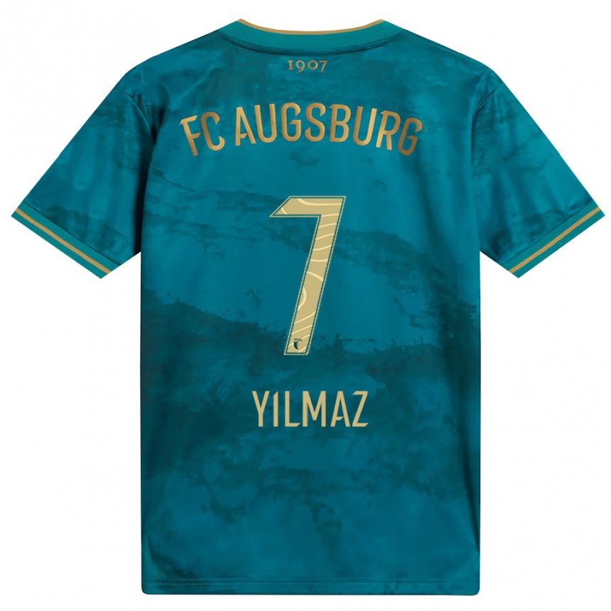 גברים כדורגל Eren Yılmaz #7 ירוק חום הרחק ג'רזי 2026/27