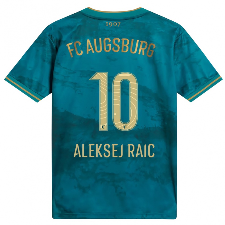 גברים כדורגל Neven Aleksej Raic #10 ירוק חום הרחק ג'רזי 2026/27 גברים כדורגל Neven Aleksej Raic #10 ירוק חום הרחק ג'רזי 2026/27