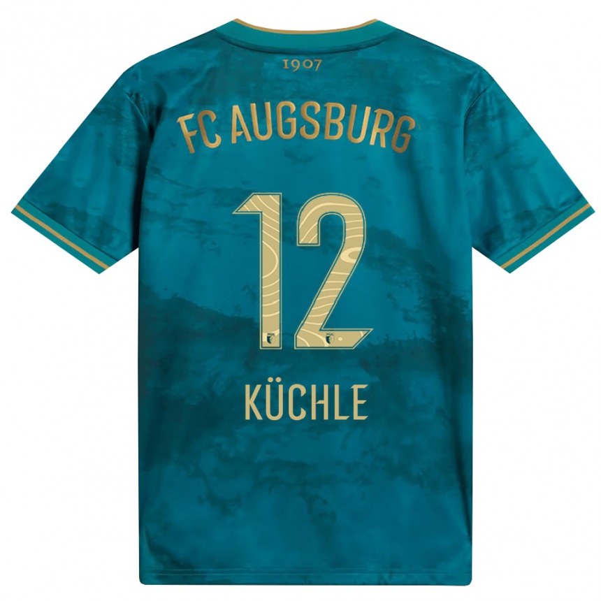 גברים כדורגל Jana Küchle #12 ירוק חום הרחק ג'רזי 2026/27