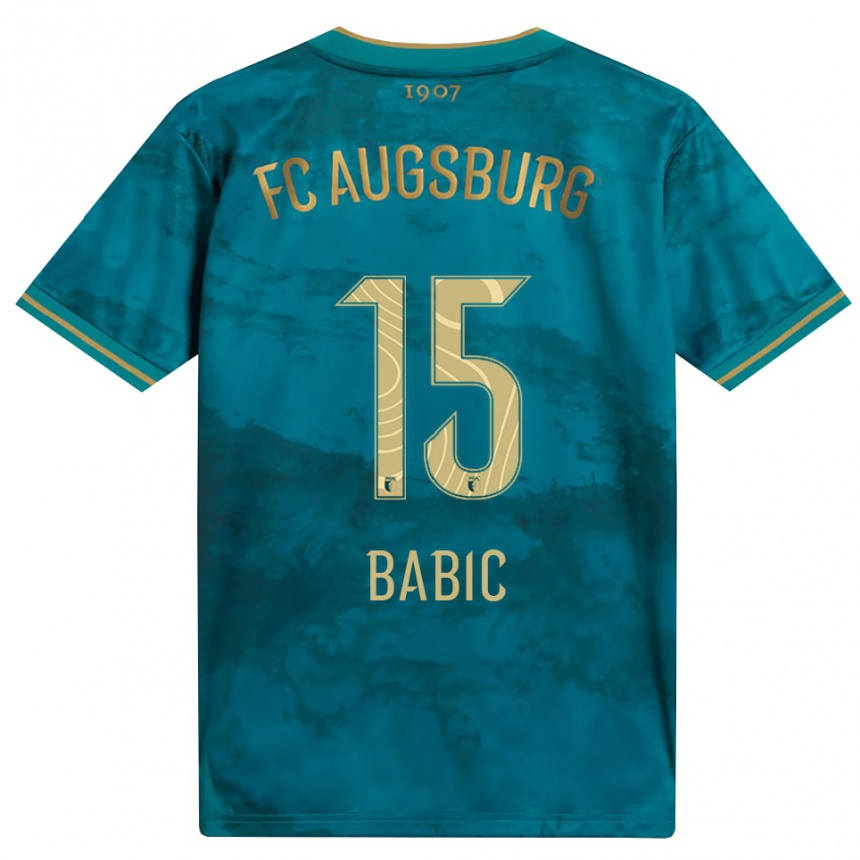 גברים כדורגל David Babic #15 ירוק חום הרחק ג'רזי 2026/27
