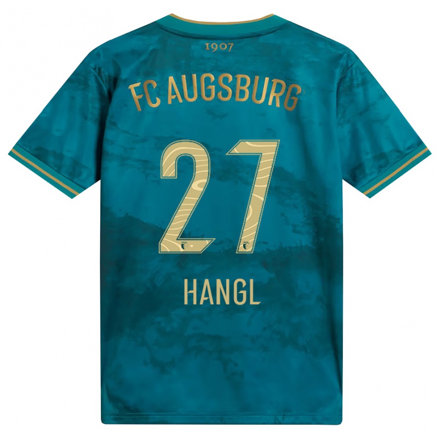 גברים כדורגל Florian Hangl #27 ירוק חום הרחק ג'רזי 2026/27