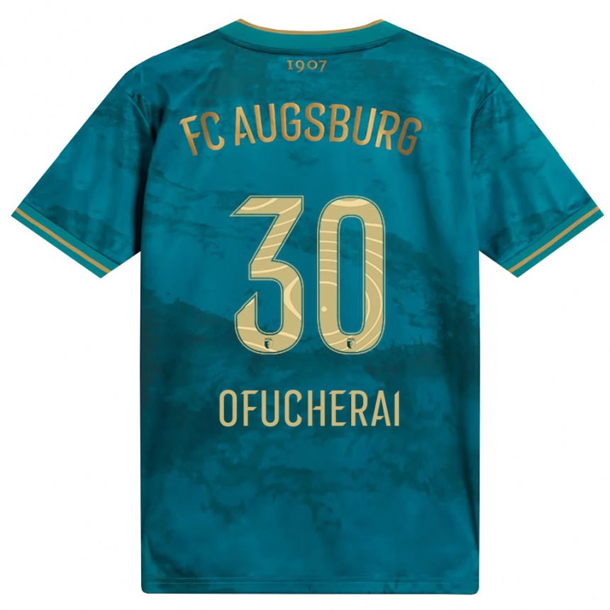 גברים כדורגל Isaac Ofucherai #30 ירוק חום הרחק ג'רזי 2026/27