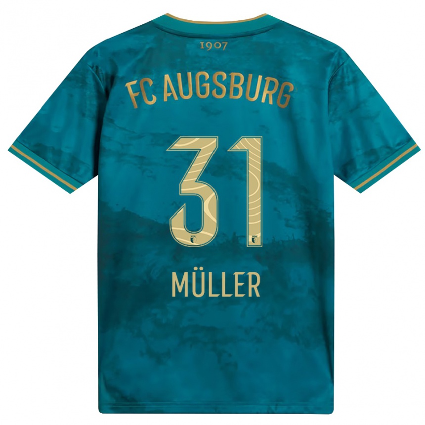 גברים כדורגל Noah Müller #31 ירוק חום הרחק ג'רזי 2026/27