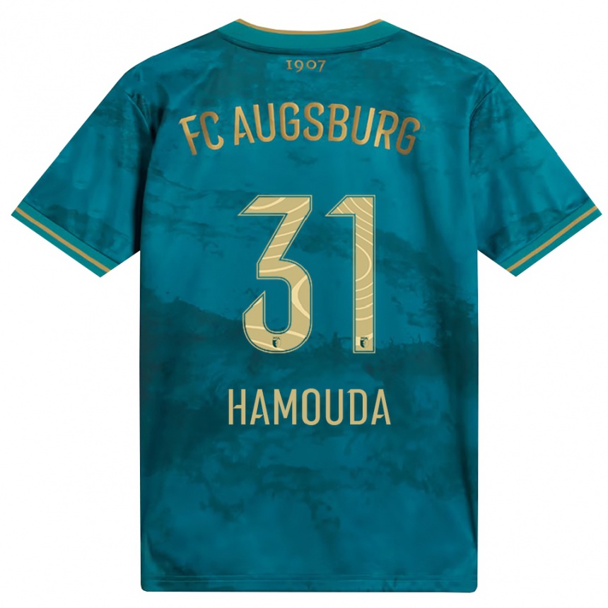 גברים כדורגל Hania Hamouda #31 ירוק חום הרחק ג'רזי 2026/27