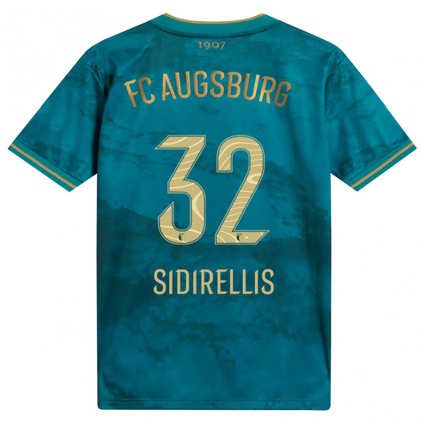 גברים כדורגל Konstantinos Sidirellis #32 ירוק חום הרחק ג'רזי 2026/27