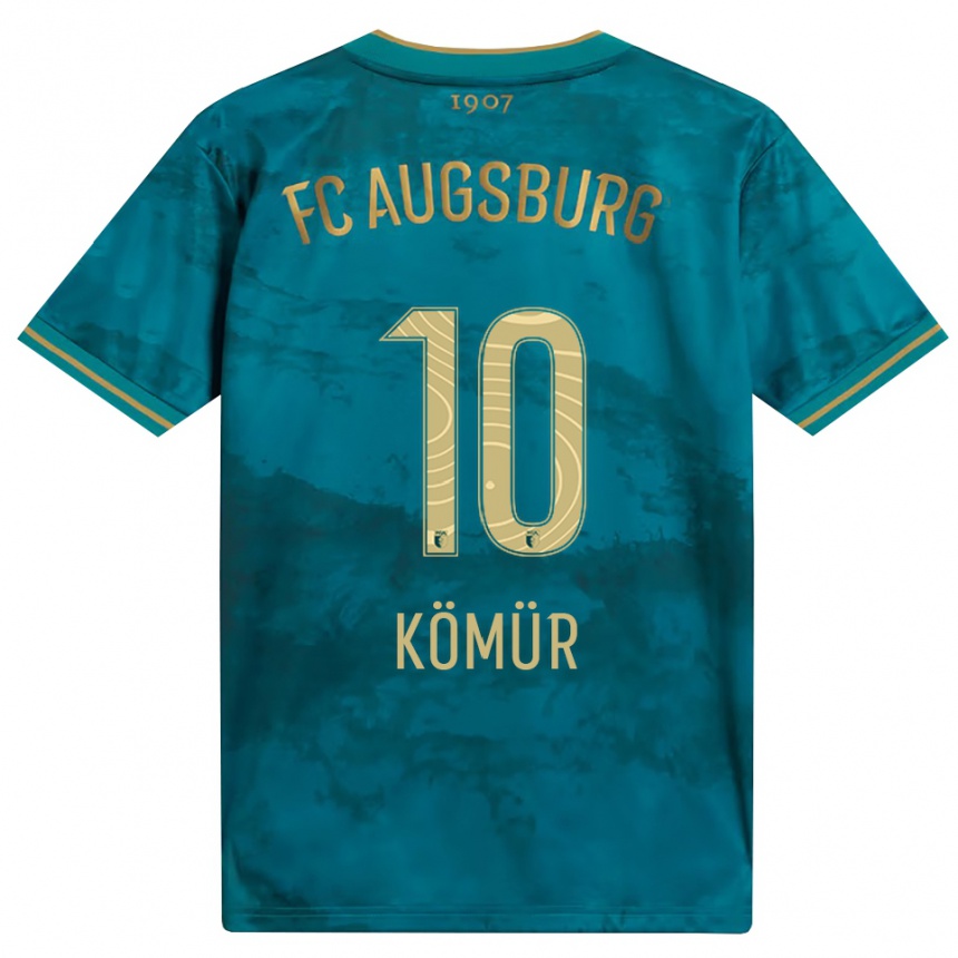 גברים כדורגל Mert Kömür #10 ירוק חום הרחק ג'רזי 2026/27