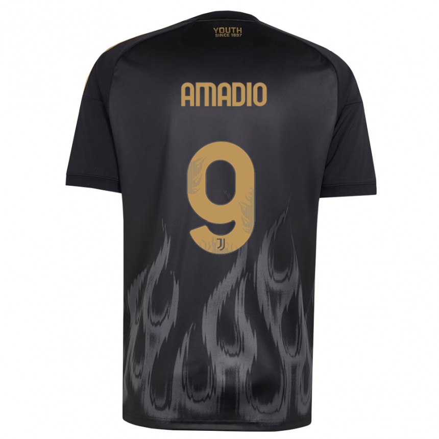 גברים כדורגל Alex Amadio #9 שחור חום ג'רזי קיט שלישי 2026/27 גברים כדורגל Alex Amadio #9 שחור חום ג'רזי קיט שלישי 2026/27