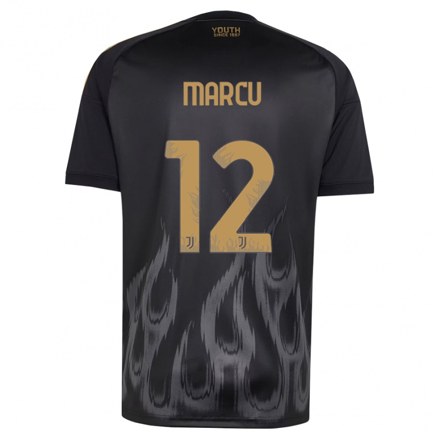 גברים כדורגל Alessio Marcu #12 שחור חום ג'רזי קיט שלישי 2026/27 גברים כדורגל Alessio Marcu #12 שחור חום ג'רזי קיט שלישי 2026/27