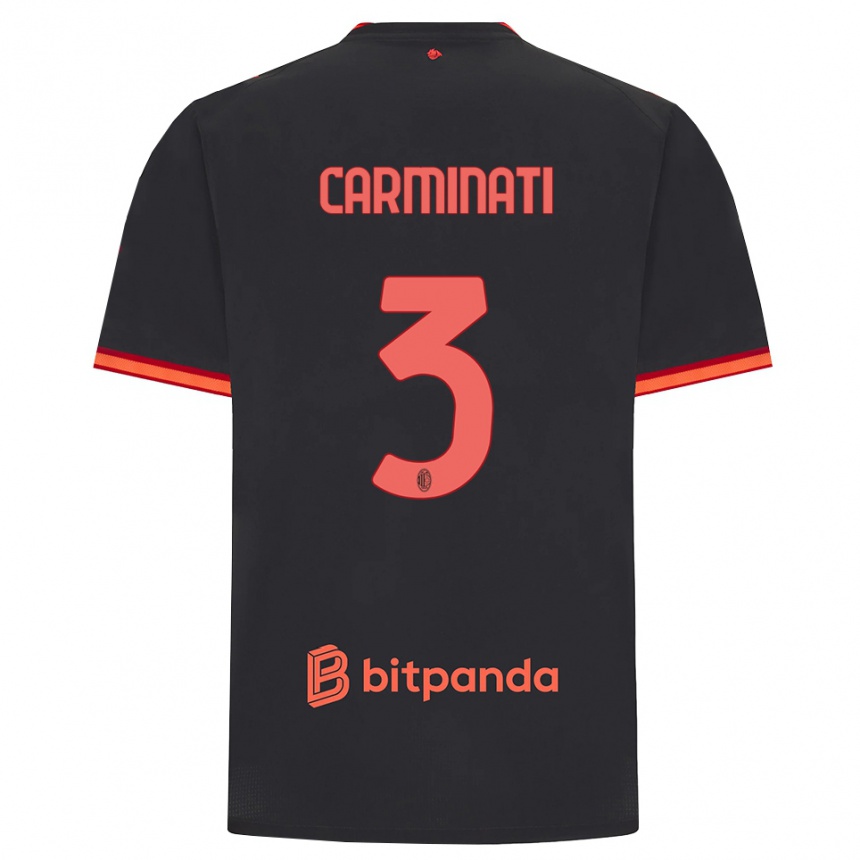 גברים כדורגל Diego Carminati #3 שחור אדום ג'רזי קיט שלישי 2026/27 גברים כדורגל Diego Carminati #3 שחור אדום ג'רזי קיט שלישי 2026/27