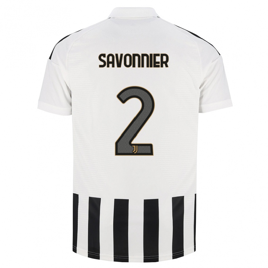 נשים כדורגל Nelson Savonnier #2 שחור לבן חום ג'רזי ביתית 2026/27
