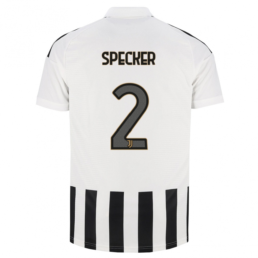נשים כדורגל Stefano Specker #2 שחור לבן חום ג'רזי ביתית 2026/27