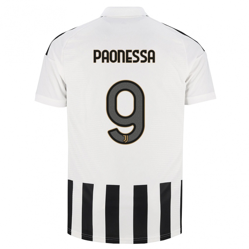 נשים כדורגל Riccardo Paonessa #9 שחור לבן חום ג'רזי ביתית 2026/27