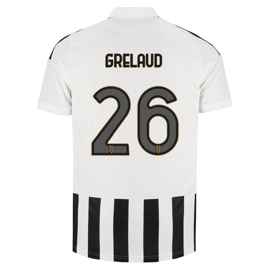 נשים כדורגל Josue Grelaud #26 שחור לבן חום ג'רזי ביתית 2026/27