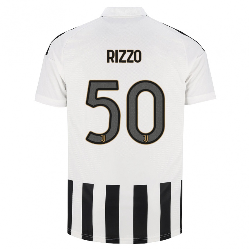 נשים כדורגל Niccolò Rizzo #50 שחור לבן חום ג'רזי ביתית 2026/27