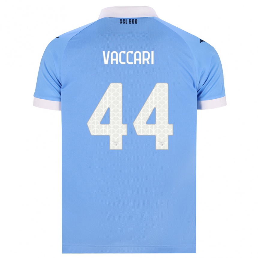 נשים כדורגל Flavia Vaccari #44 כחול שמיים שחור לבן ג'רזי ביתית 2026/27