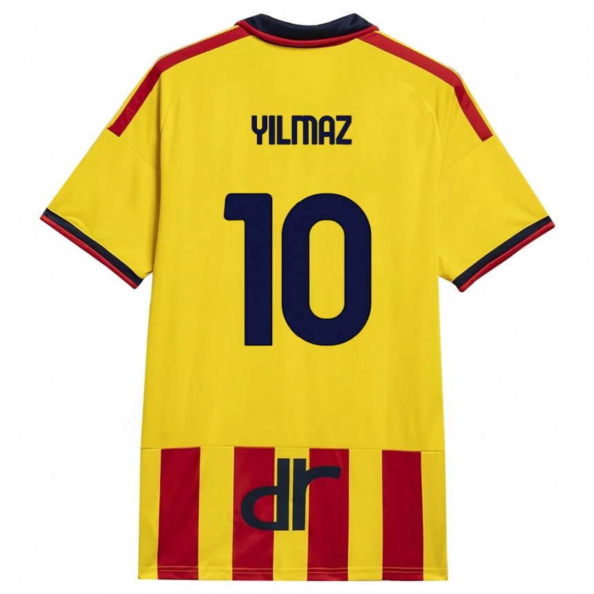 נשים כדורגל מוחמד אנס יילמאז #10 צהוב אדום ג'רזי ביתית 2026/27