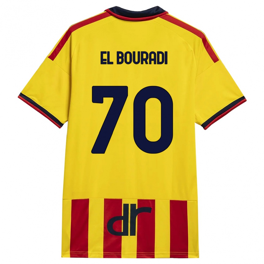 נשים כדורגל Walid El Bouradi #70 צהוב אדום ג'רזי ביתית 2026/27