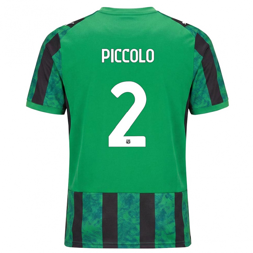 נשים כדורגל Peter Piccolo #2 ירוק שחור לבן ג'רזי ביתית 2026/27