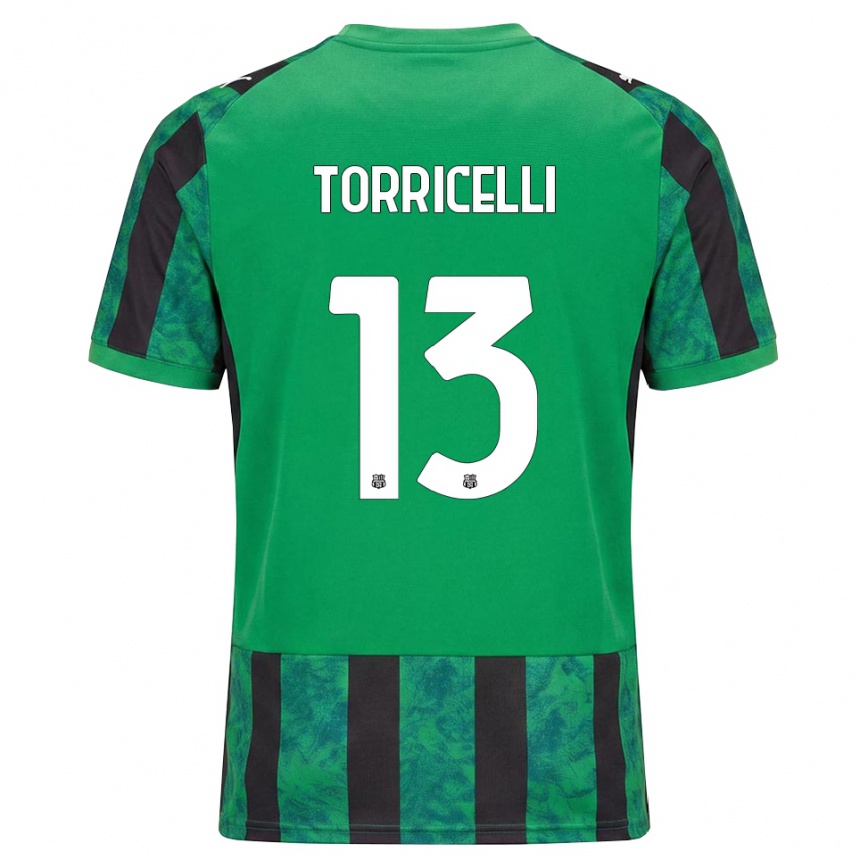 נשים כדורגל Marco Torricelli #13 ירוק שחור לבן ג'רזי ביתית 2026/27