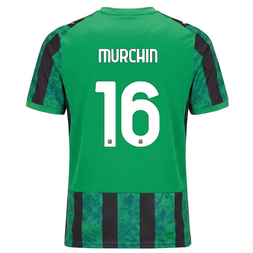 נשים כדורגל Adrian Murchin #16 ירוק שחור לבן ג'רזי ביתית 2026/27