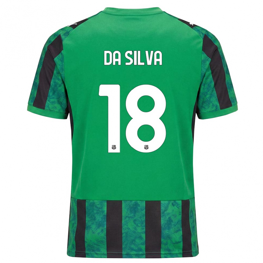 נשים כדורגל Ivan Da Silva #18 ירוק שחור לבן ג'רזי ביתית 2026/27