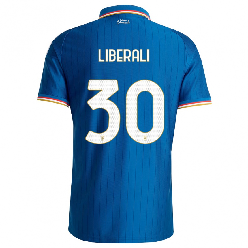 נשים כדורגל מתיה ליברלי #30 כחול לבן אדום ג'רזי ביתית 2026/27