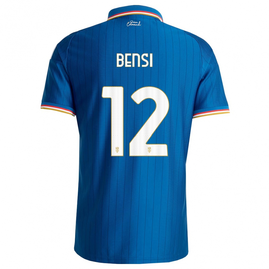 נשים כדורגל Nicolò Bensi #12 כחול לבן אדום ג'רזי ביתית 2026/27