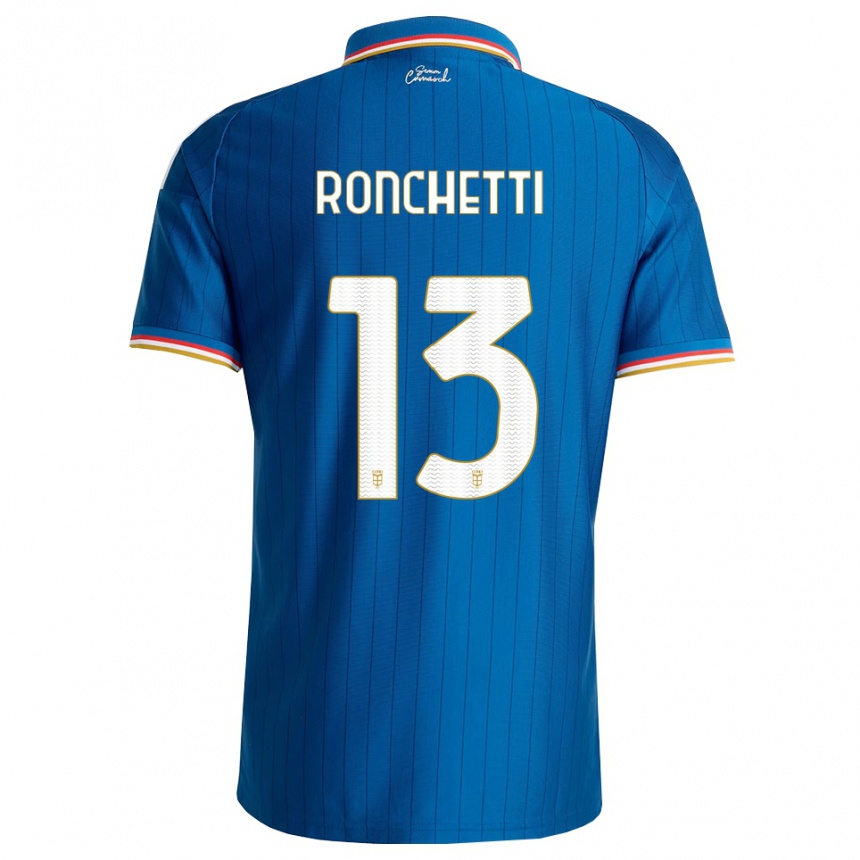 נשים כדורגל Fabio Ronchetti #13 כחול לבן אדום ג'רזי ביתית 2026/27