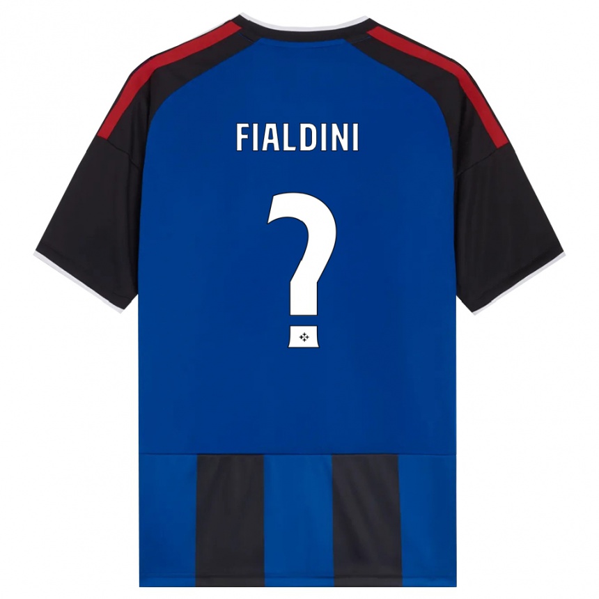 נשים כדורגל Filippo Fialdini #0 כחול שחור אדום לבן ג'רזי ביתית 2026/27