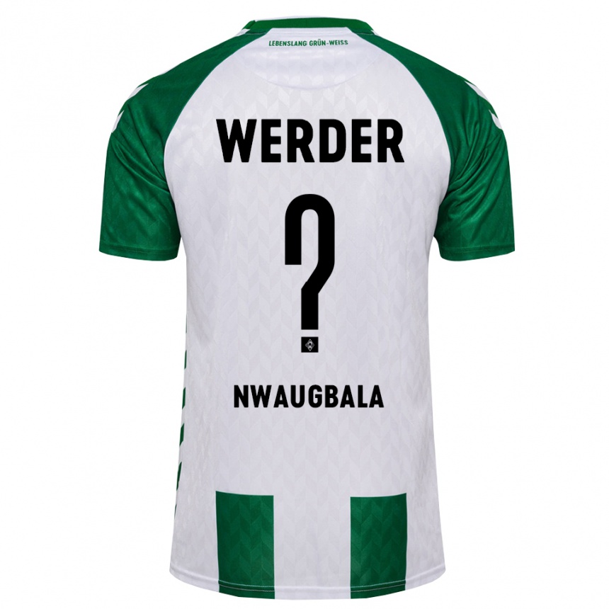נשים כדורגל Kevin Nwaugbala #0 ירוק לבן ג'רזי ביתית 2026/27
