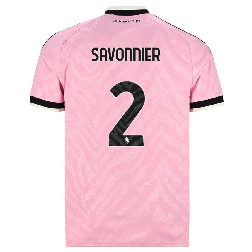 נשים כדורגל Nelson Savonnier #2 ורוד שחור הרחק ג'רזי 2026/27 נשים כדורגל Nelson Savonnier #2 ורוד שחור הרחק ג'רזי 2026/27